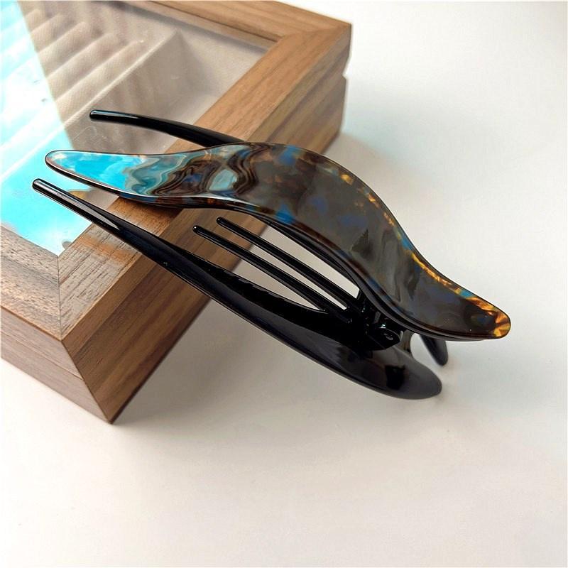 Acetate Material Hair Clip For Women Trendy Duckbill Clip For Various Hairstyles
