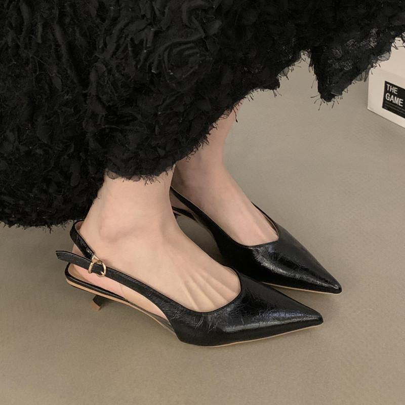 Мода Bailamos 2025 Весна Женские Сексуальные Туфли-лодочки с Острым Носком и Мелким Вырезом, Модные Босоножки на Тонком Высоком Каблуке, Элегантные Туфли для Платья для Дам