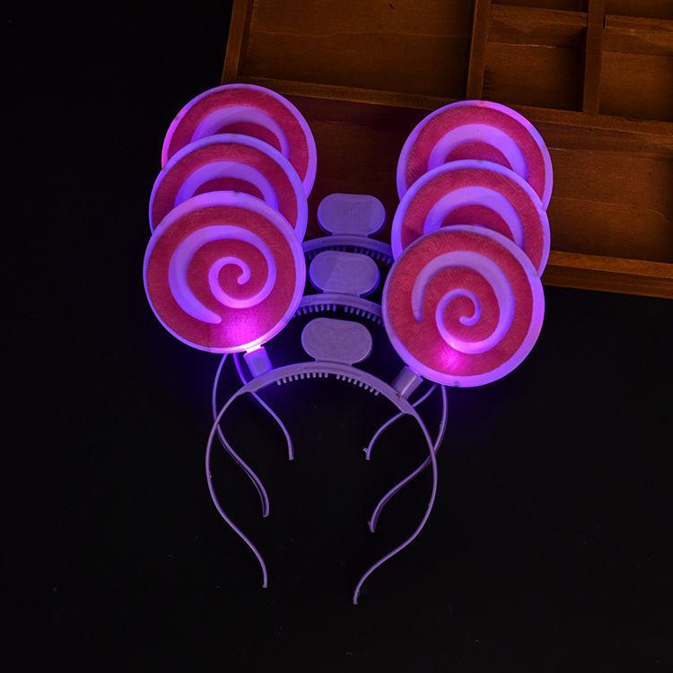 Purple Star Glow Stick Headband for Kids' Concert Luminous Props