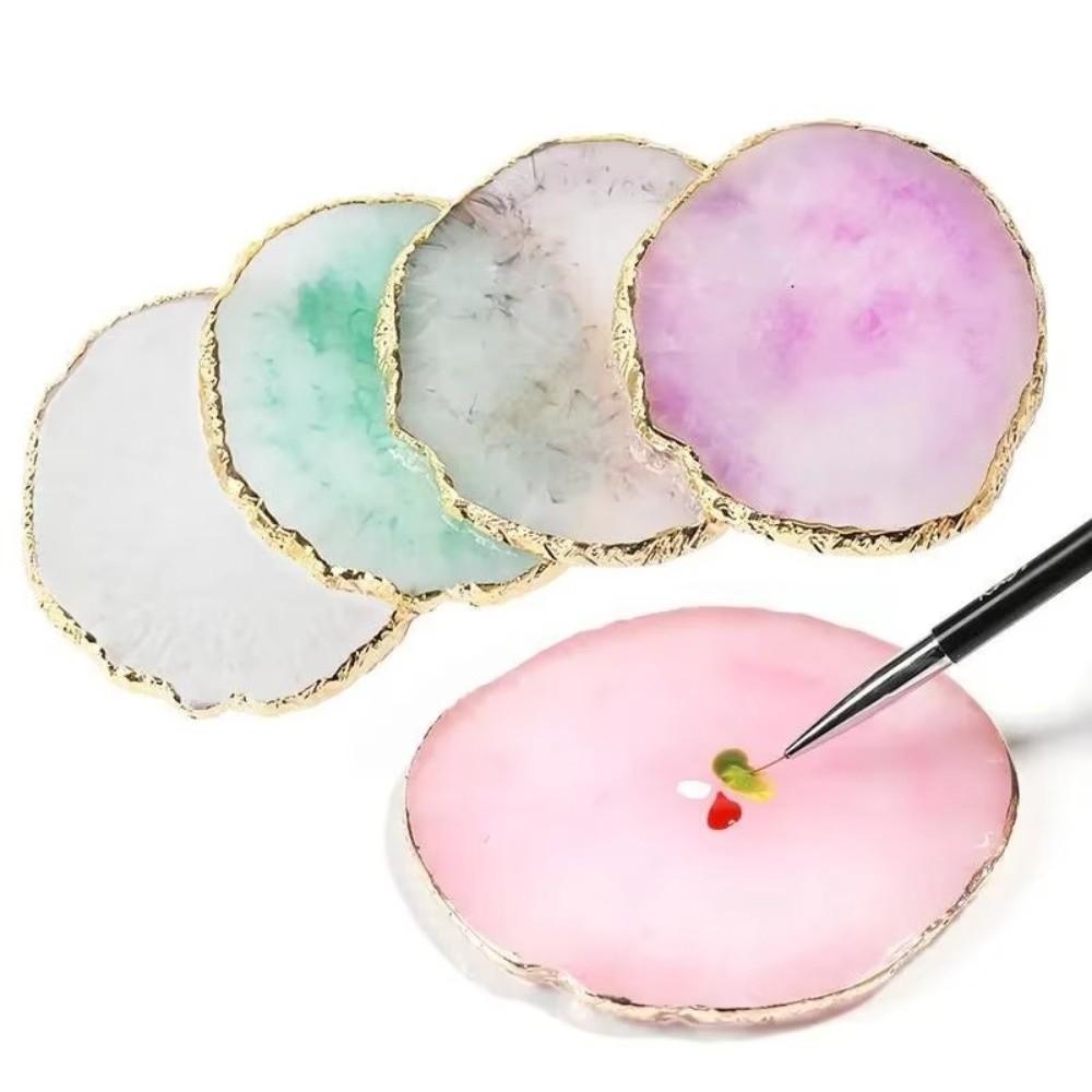 Professional Nail Art Palette DIY Mixing Color Drawing Pallet Gel Polish Palette Girl