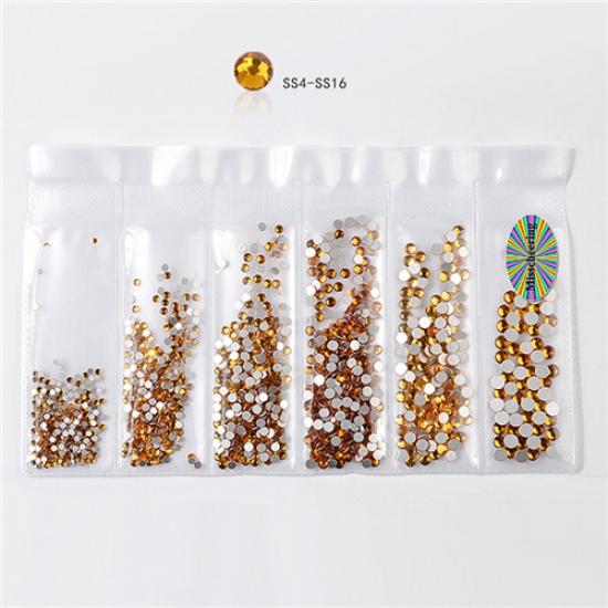 1 сумка, смешанные размеры, Стразы для ногтей, кристаллы, стекло, алмаз, драгоценный камень, украшения для дизайна ногтей, маникюрные инструменты, 20 цветов на выбор