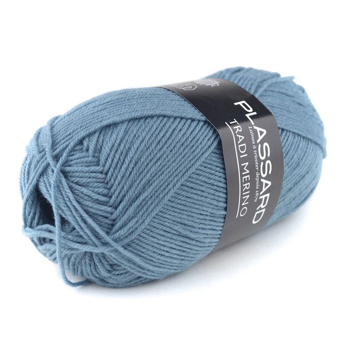 Пряжа Laine Pull Tradi-Merino Plassard 22 Синий