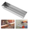 14'' 16'' Steel Mud Pan Sheared Edges For Easy Knife Cleaning Rustproof Drywall Mud Pan Plastering Tool