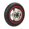 Electric Scooter Rear Wheel Assembly Red Rear Wheel Tire with 110mm Disc Brake for Xiaomi M365 1S