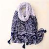 180 * 90cm Popular Sunscreen Cotton Linen Scarf New Printed Headscarf Women's Thin Shawl Seasonal Fashionable Large Handkerchief