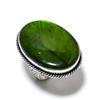 Зеленый Лабрадорит Камень Ручная Работа 925 Стерлинговое Серебро Ювелирное Изделие Кольцо Размер 9 n1D13