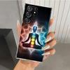 Чехол для телефона Samsung Galaxy S26 S24 S23 Ultra S25 Edge S22 S21 Plus S20 FE + с духовным изображением йога-чакр и Вселенной, мягкая печать