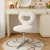 Бытовой стул для макияжа, туалетный стул для девочки, спальня в кремовом стиле, симпатичные табуреты для туалетного столика, регулируемые вращающиеся стулья для ногтей, пуфы, скамейка