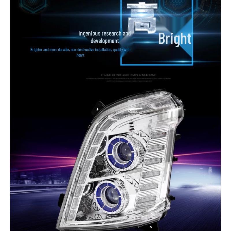 Светодиодная фара в сборе Liuzhou Chenglong H7H5 New M3 Super Bright с двойной линзой для автомобиля