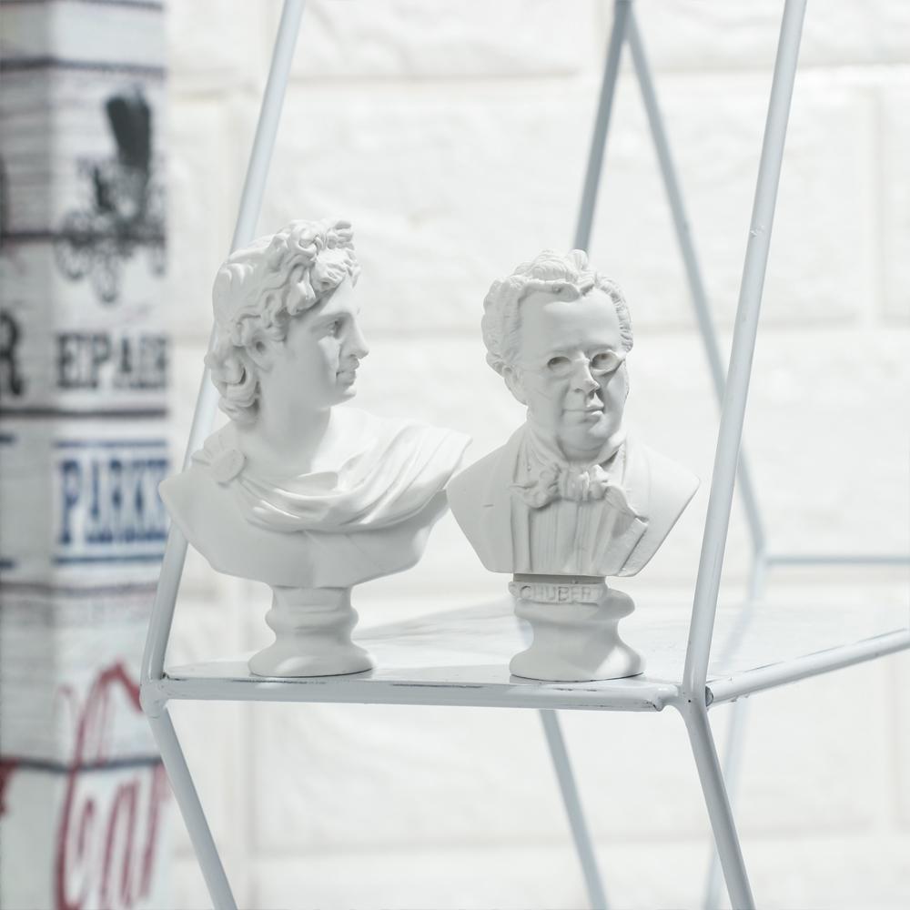 Украшение рабочего стола, знаменитости, гипсовый бюст, портреты, греческая мифология, гипсовая статуя, знаменитая скульптура