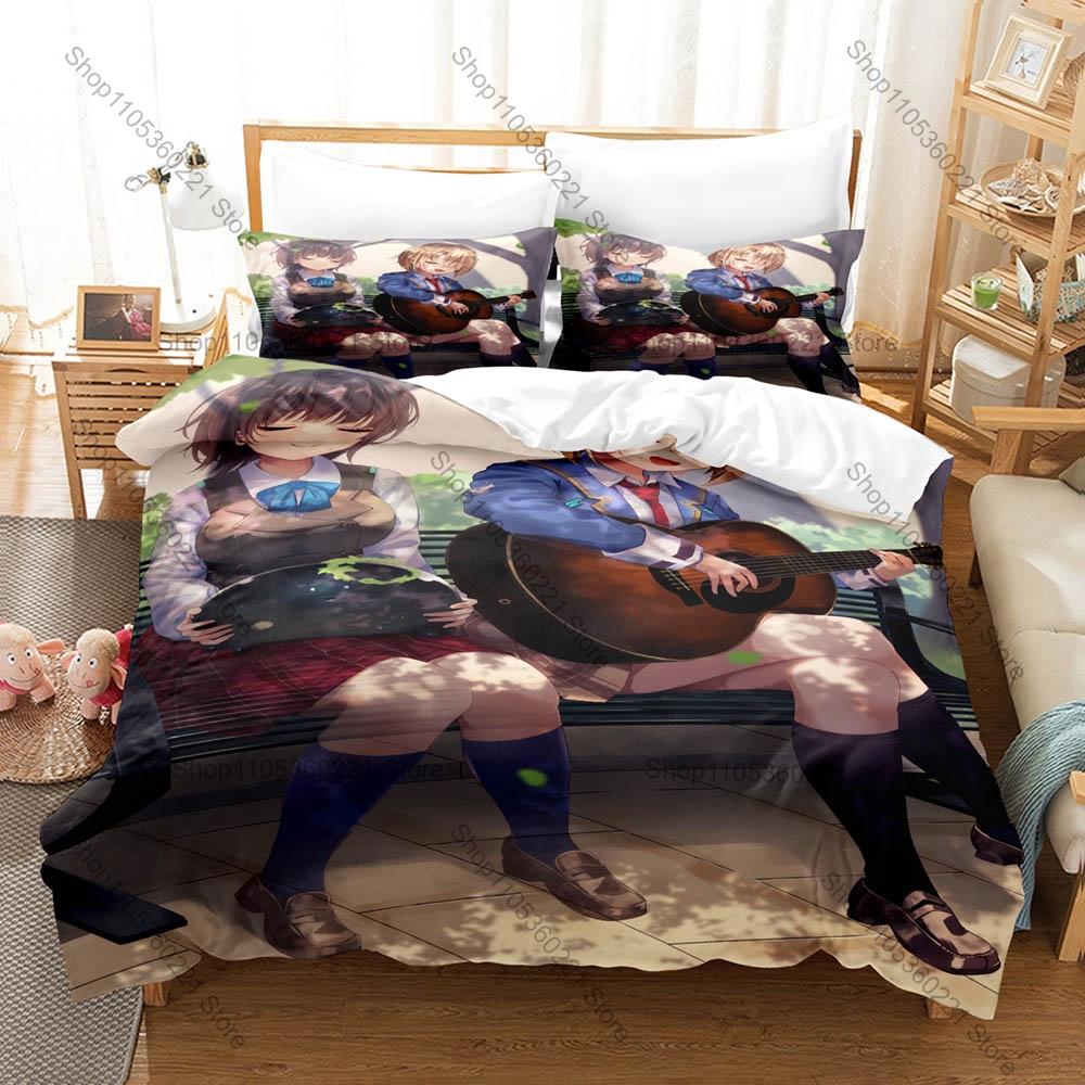 All Seraph Squad Character Print Heaven Burns Red Game Duvet Cover + 2 Pillowcases Twin Full Queen King Gamer Bedding Set