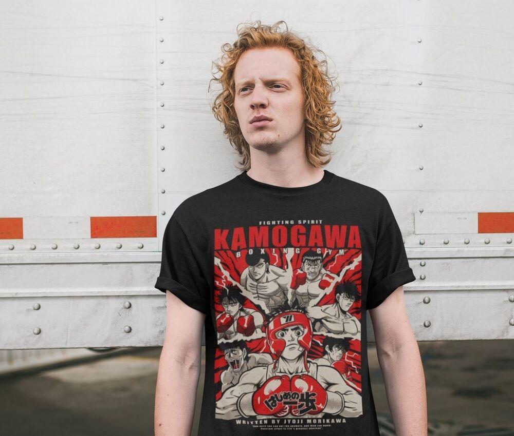 Футболка Hajime No Ippo Боксерский зал Камогава Иппо Макуноучи Kbg Спорт Подарок Футболка