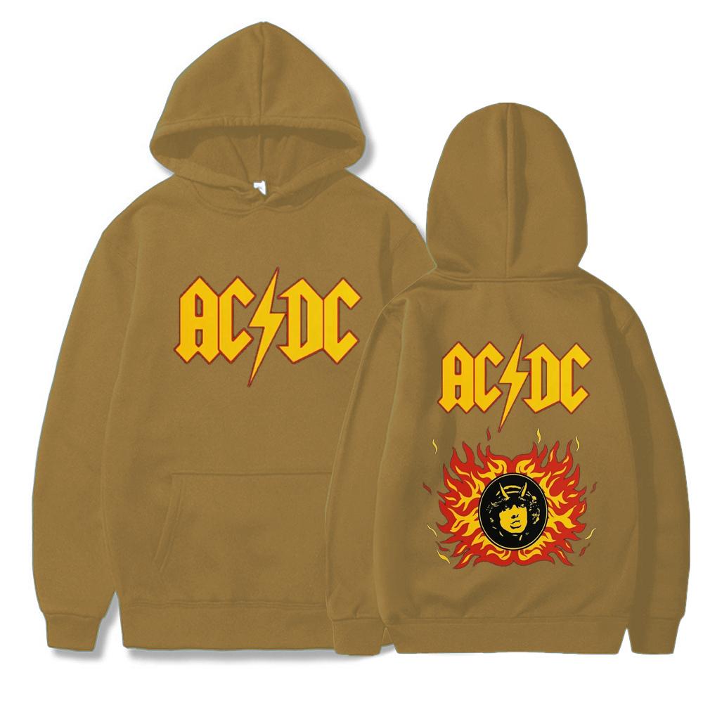 2024 Осень-зима ac pwdup live dc print Hoodie Manner Pullover Sweatshirt Retro Fashion Oversize Hoodies Punk Streetwear