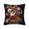 Игровой Hollow Knight Silksong Наволочка Мягкий Полиэстер Чехол для Подушки Декор Чехол для Декоративной Подушки Спальня Квадратный 40*40см