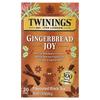 Twinings, Flavored Black Tea, Gingerbred Joy®, 20 Tea Bags, 40g (1.41oz)