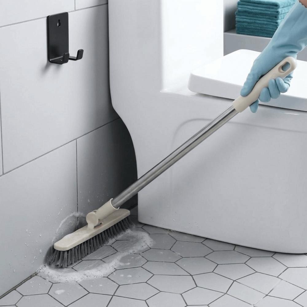 3 In 1 Home Floor Brush Long Handle Groove Tile Cleaning Brush Simple Corner Crevice Mop Floor