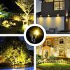 Solar Powered Solar Landscape Lights 4 In 1 Garden Lawn Lamp Decoration Solar Spotlights  Outdoor