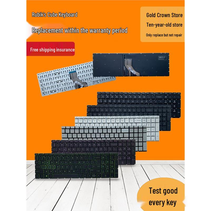 Совместимая клавиатура HP 15-DA/CX/DB/DX Shadow Elf 4 TPN-C136/C135/C133/C139