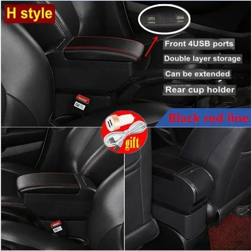НОВЫЙ Для Seat León 2 Подлокотник-бокс Для Seat Leon 2 Автомобильный подлокотник Центральный ящик для хранения Детали для дооснащения с USB Внутренние аксессуары для автомобиля