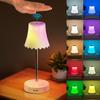 Creative RGB LED Night Lamp Rechargeable Atmosphere Light Hand Gesture Sensor Light  Bedroom