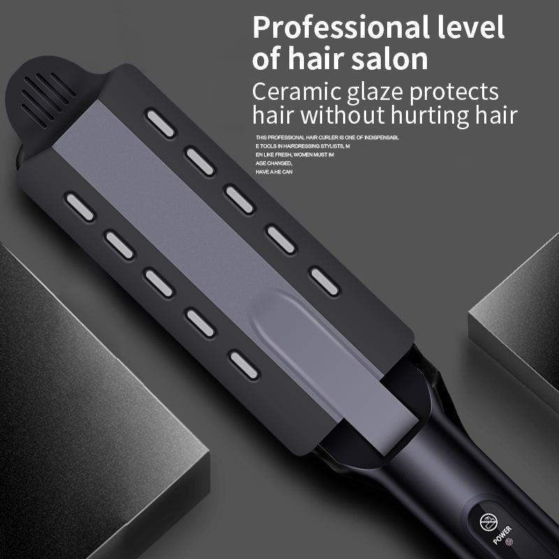 Универсальный инструмент для волос: Выпрямитель и щипцы для завивки волос с вентиляционными отверстиями — совместимы с ЕС, США и Великобританией