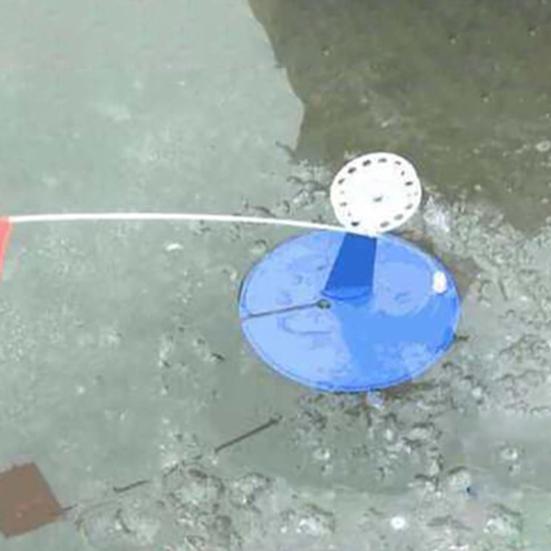 Флажок для зимней рыбалки Прочный Морозостойкий Синий Уличный Зимний Речной Плавающий Флажок для удочки