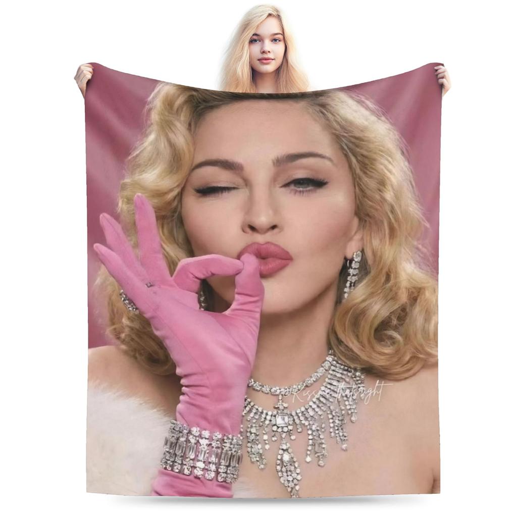 M-Madonna Confessions II Фланелевое плед-одеяло Одеяло для дома автомобиля Легкое стеганое одеяло