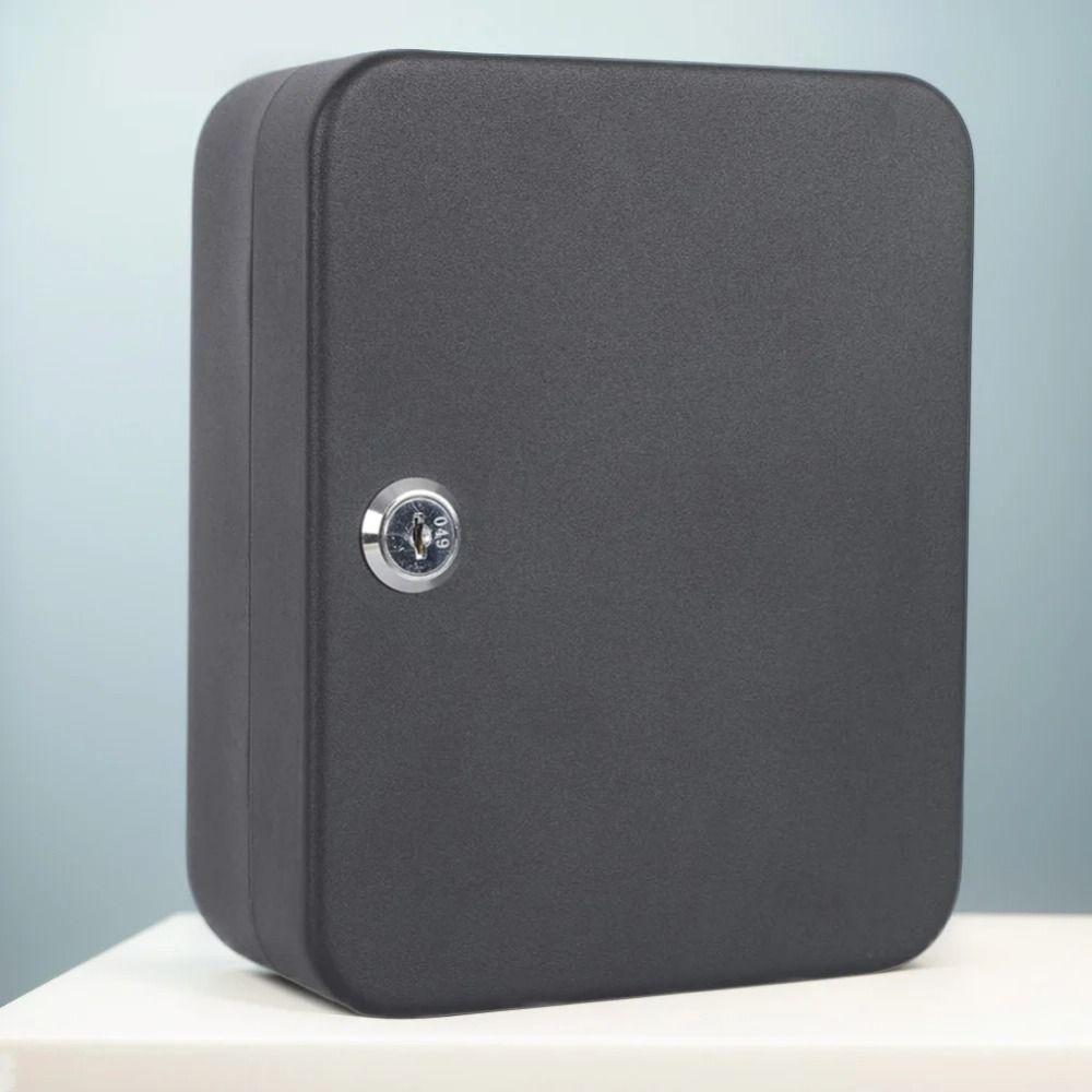 20 Крючков для ключей Комбинированный шкафчик для ключей Настенный запирающийся органайзер для ключей Управление ключами