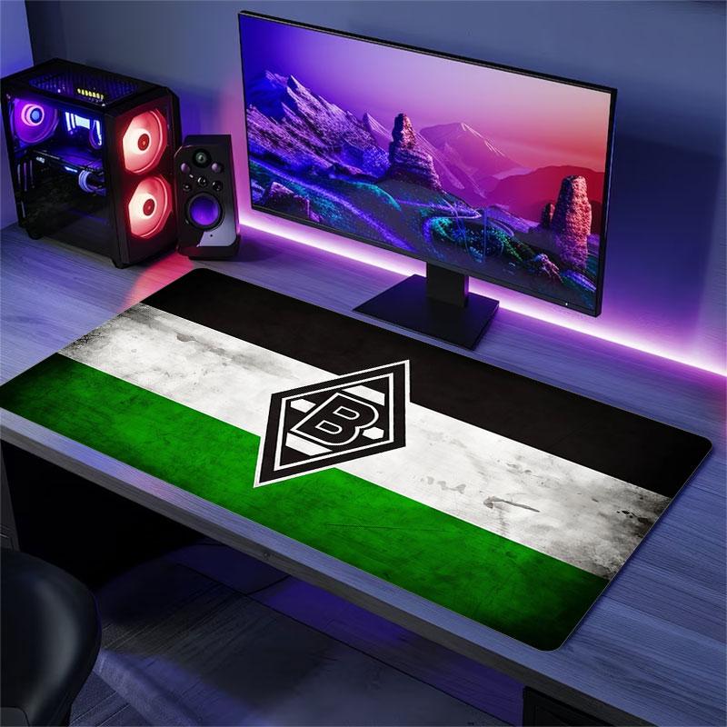 Gladbach Mouse Pad, Large Gaming Desk Mat, Non-slip XXL Mousepad for Laptop & Tablet, Mini PC Playmat with Stitched Edges