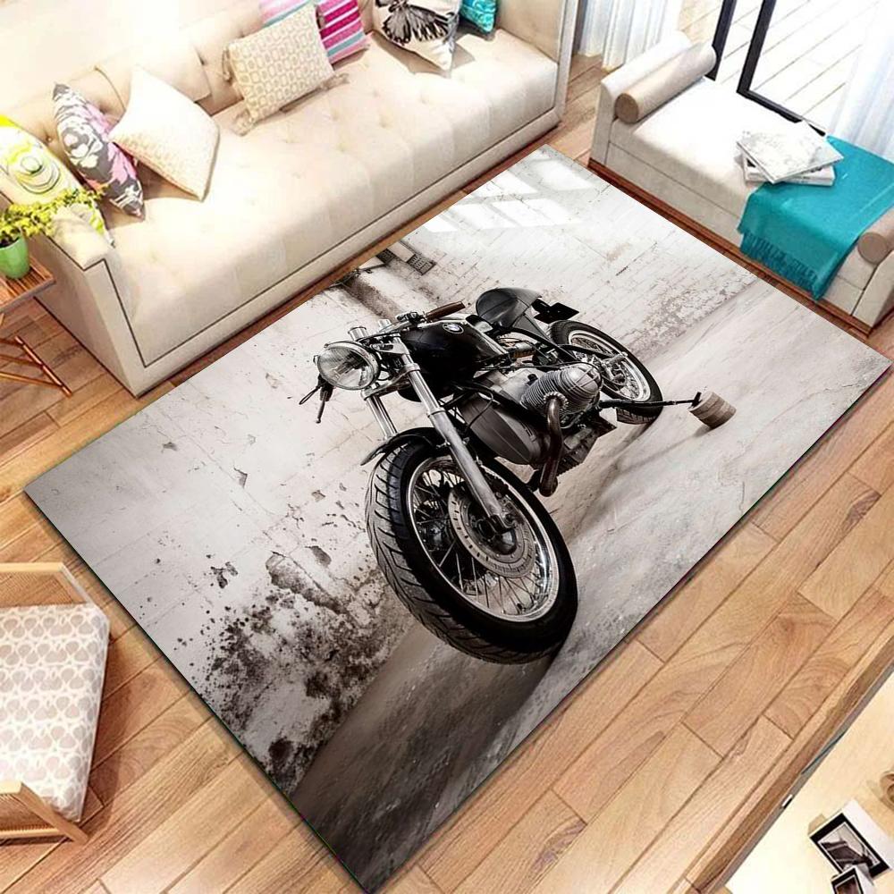 1 шт. Винтажный Мото Коврик для ванной Абсорбирующий коврик Противоскользящий коврик Принадлежности для домашнего декора Ковры Домашний Кухонный коврик для пола