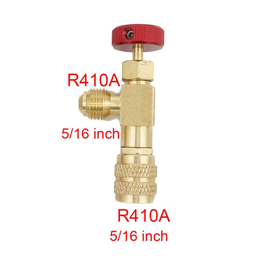 Жидкостный безопасный R410A R22 Хладагент для кондиционера 1/4"5/16" Адаптер безопасности Заправка хладагента