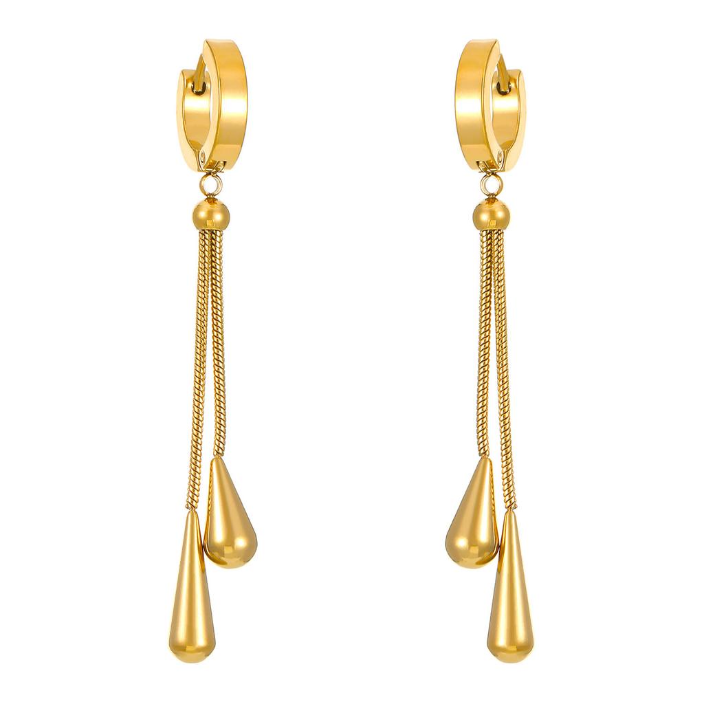 Fashion Teardrop Pendant Necklace Earring Set For Ladies