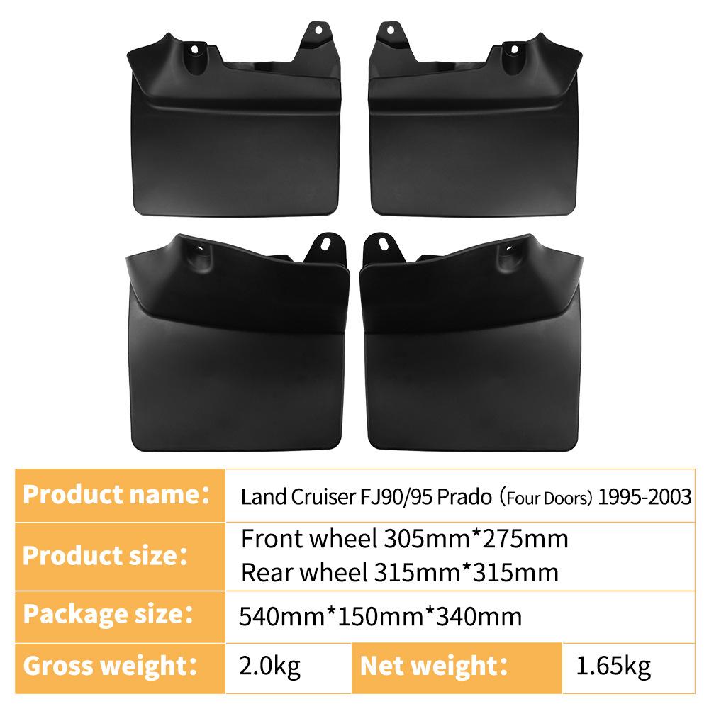 Подходит для Prado Overbearing Land Cruiser FJ90 Prado 1995-2003 Fender Four Doors