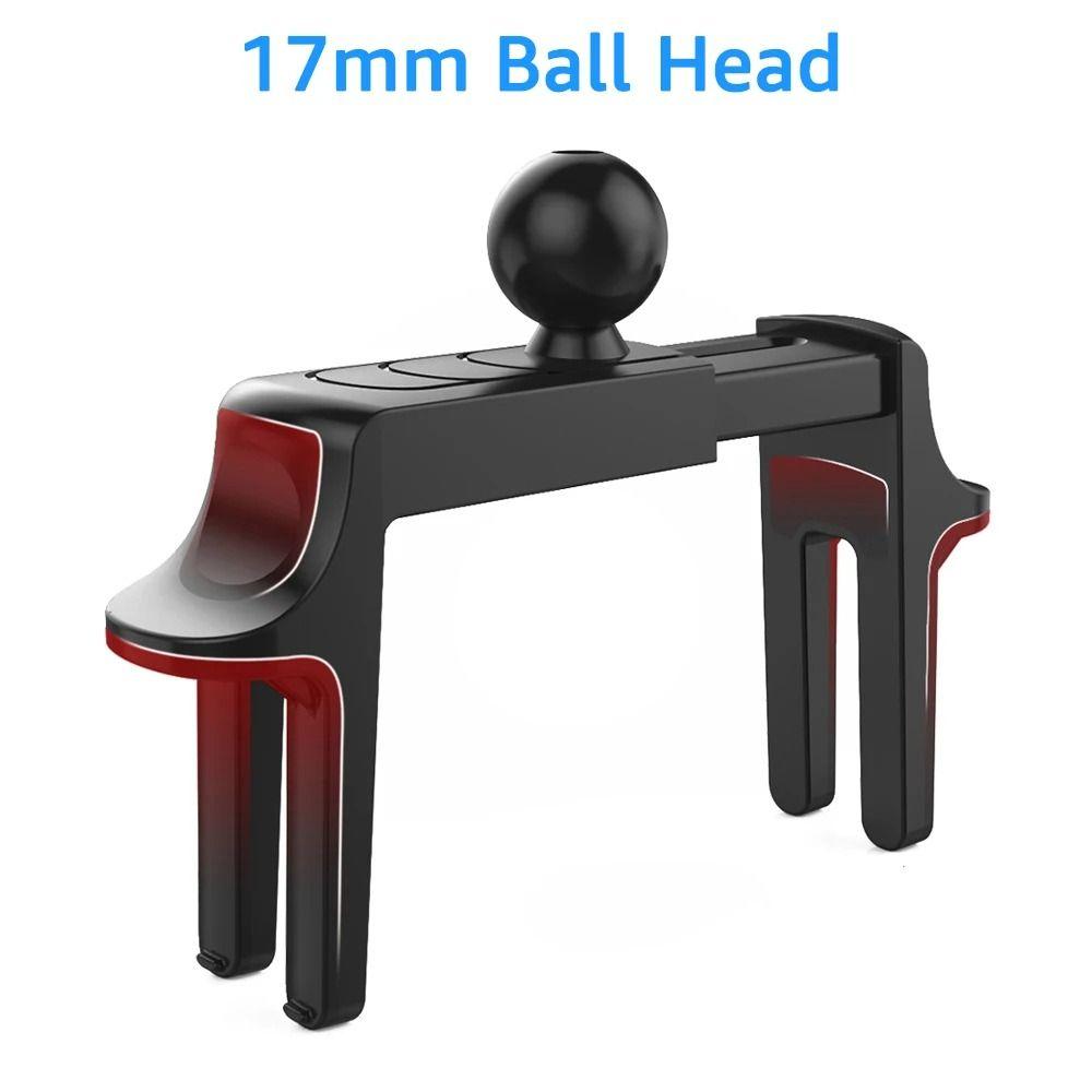 Universal Round Air Outlet Car Phone Air Vent Clip Mount Stand Auto 17mm Ball Head Base Bracket Accessories Car Phone Holder