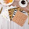 20PC/BAG Nordic Style Fashion Leopard Print Napkin Party Celebration Decorative Paper Restaurant Home Fashion Theme Paper Napkin