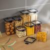 1pc Clear Food Storage Box,Food Storage Container With Lid, Plastic Kitchen And Pantry Organization Canisters