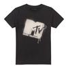 MTV Unisex Adult Over Spray T-Shirt