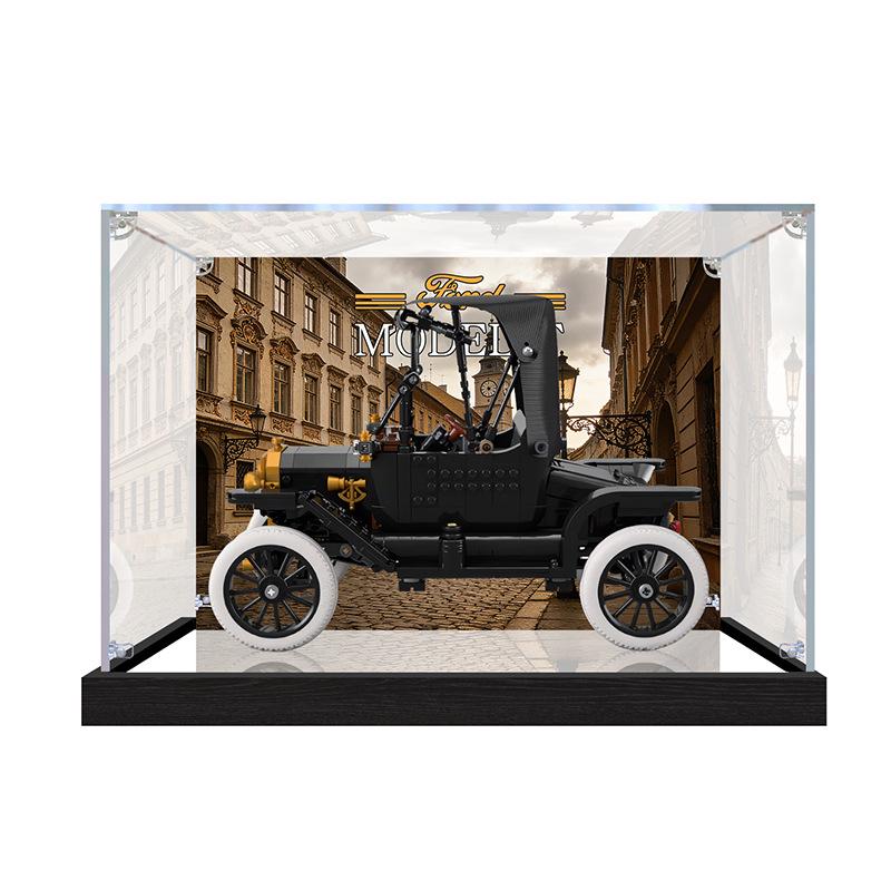 Совместимый LEGO 11376 Ford T1 Винтажный Автомобиль ICONS Витрина Акриловая Коробка
