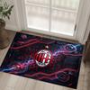 Дизайн AC Milan Кристальный Велюровый Ковер Уютный Не?Нескользящий ковер с принтом для спальни, гостиной, прихожей