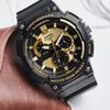 Casio Часы серия-диск серия, двойной дисплей водонепроницаемые, кварцевый механизм, полимерный ремешок, японские и корейские часы, тот же стиль для MCW-200H-9ABA-110-1A