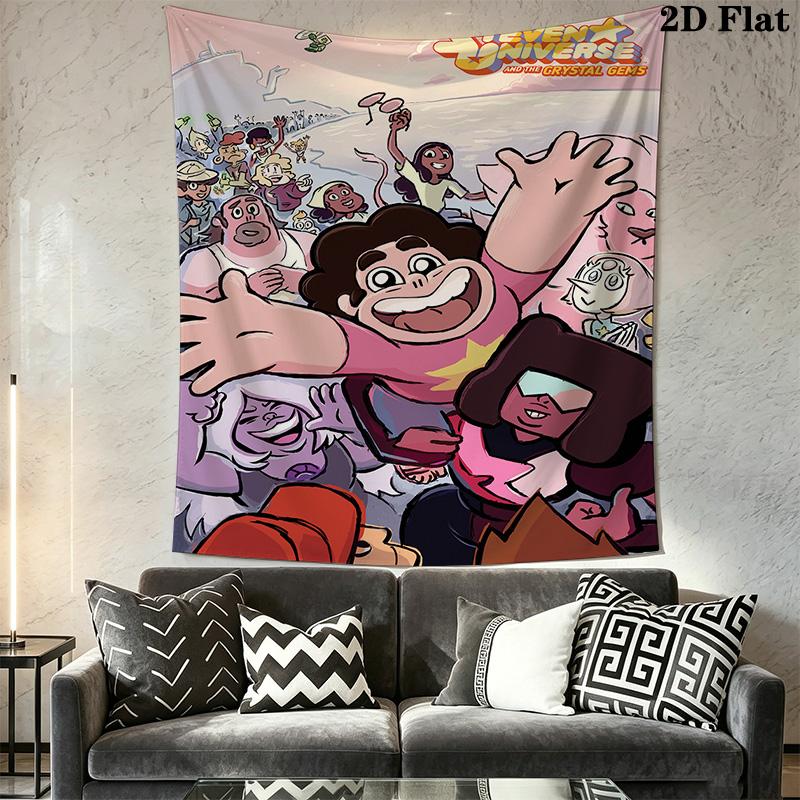 Steven Universe Pattern Home Decor Tapestry, Wall Hanging, Decorative RV Wall Cloth.MGT0918499