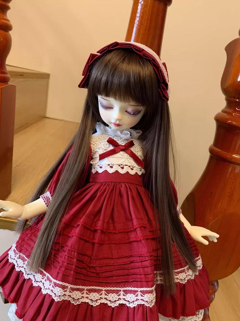 ХАМРЕТИППЗ 14 16 13 BJD Шарнирная кукла Платье куклы Костюм куклы Одежда горничной Шарнирная кукла Наряд Кукла для переодевания Платье куклы Платье принцессы, Красная принцесса