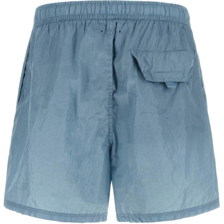 Stone Island Ss26 Selection Series Solid Color Two-Tone Pleated Elastic Beach Shorts Men shorts L1S15B100002S0E13V004A