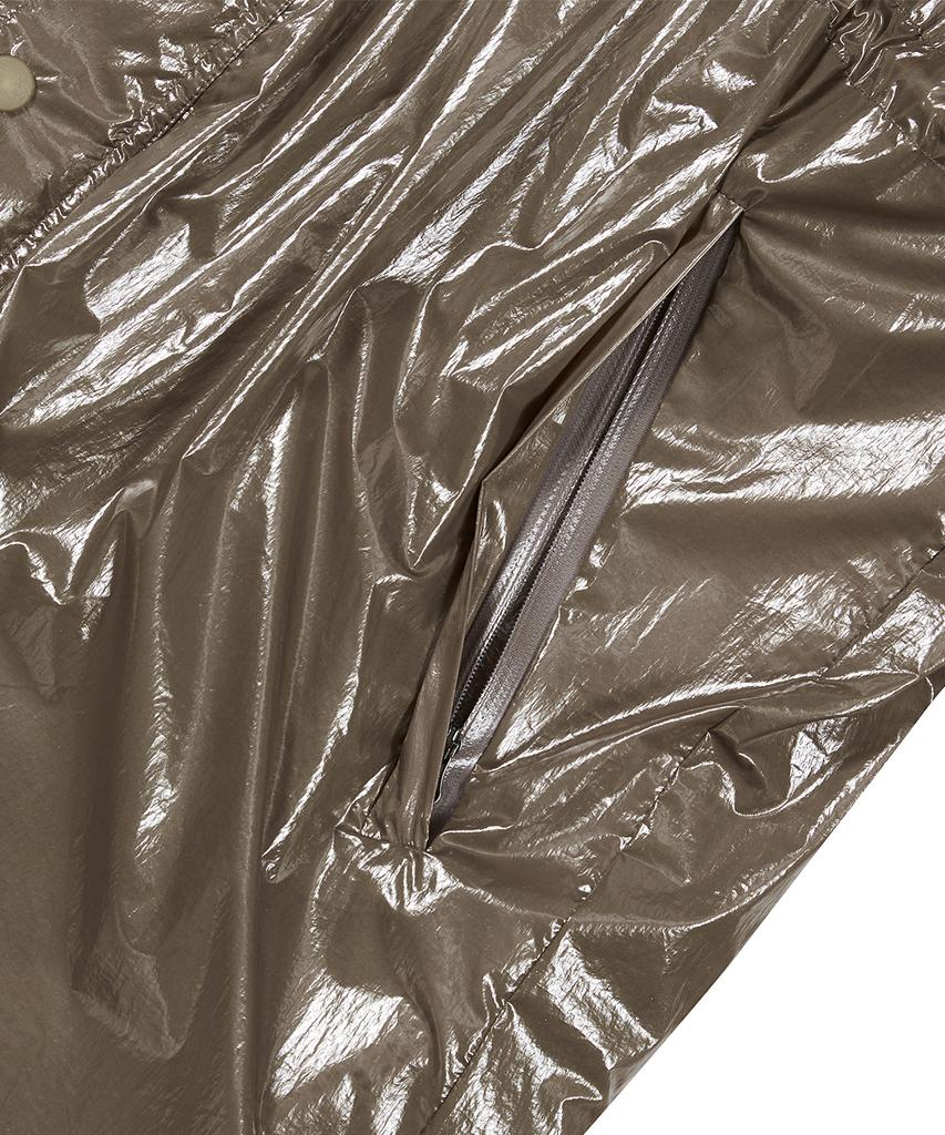 Ulkin [Runway] Nylon Rain Coat_Brown