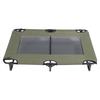 Raised Dog Bed Foldable Cooling Elevated Dog Bed Portable Raised Pet Cot for Outdoor Green