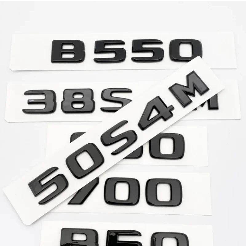 Серебристо-Черный 50S4M 38S4M 40S 60S B550 850S B50 ABS Эмблема для Mercedes Benz Brabus S W221 W222 W223 Наклейка Логотип Значок на Багажник Автомобиля AU1