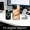 Cute Bread Illustration Phone Case For iPhone17,16,15,14,13,12,11 Plus,Pro Magnetic with Magsafe Wireless Charging