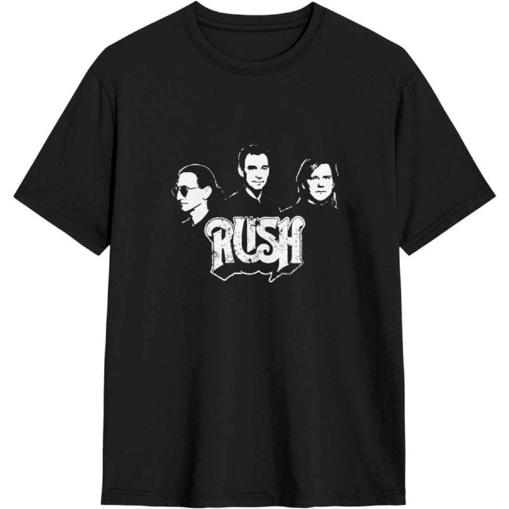JOISOMI Футболка с коротким рукавом Rush Band Повседневные рубашки Футболка с круглым вырезом Спортивные рубашки(1)