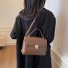Ретро простая маленькая сумка женская осень-зима новая портативная маленькая квадратная сумка высококлассная деловая сумка кроссбоди