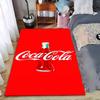 "Красная дорожка с принтом логотипа бутылки Coca-Cola для домашнего декора" Подходит для использования в качестве противоскользящего коврика для гостиной, спальни, диванов